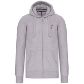 Sweat-Shirt gris zippé Festayrou