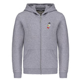 Sweat-Shirt enfant gris zippé Festayrou