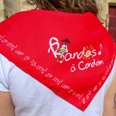 Bandana rouge sublimé